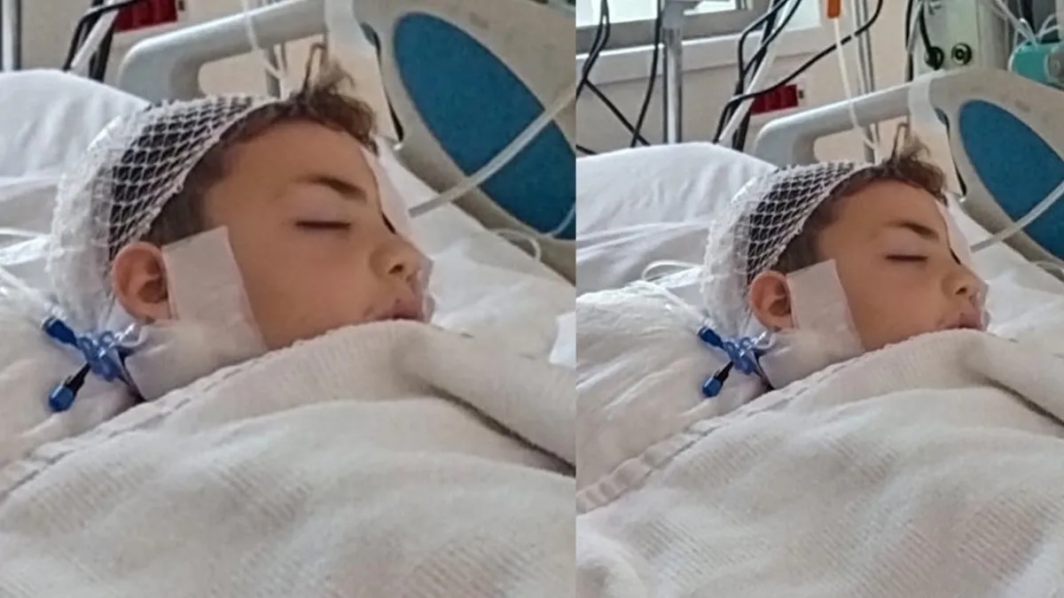 Okul servisinin çarptığı Emre Kara yaşam savaşı veriyor! Babadan kan donduran iddia: Şoför beni arayıp…