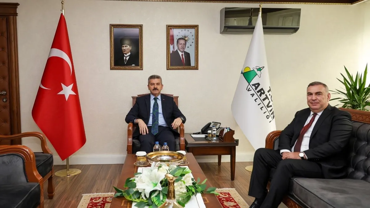 Batum Başkonsolosu Altınörs’ten Vali Ergün’e ziyaret