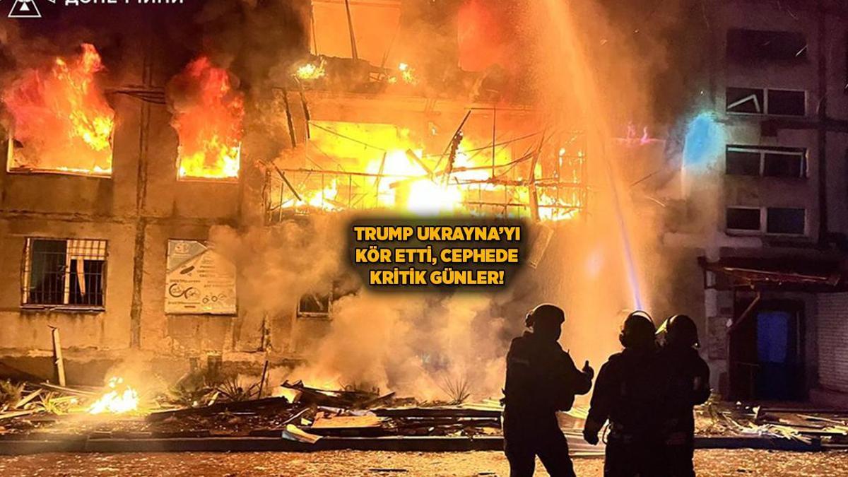 Son dakika… Trump Ukrayna’yı ‘kör etti’, işte cephede son durum!